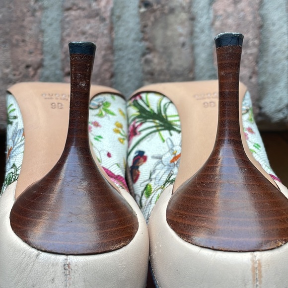 Gucci Floral Horsebit Heel Sz 9 - Picture 8 of 15
